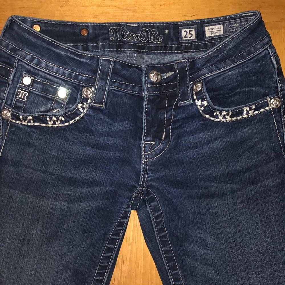 Miss Me dark wash bootcut jeans